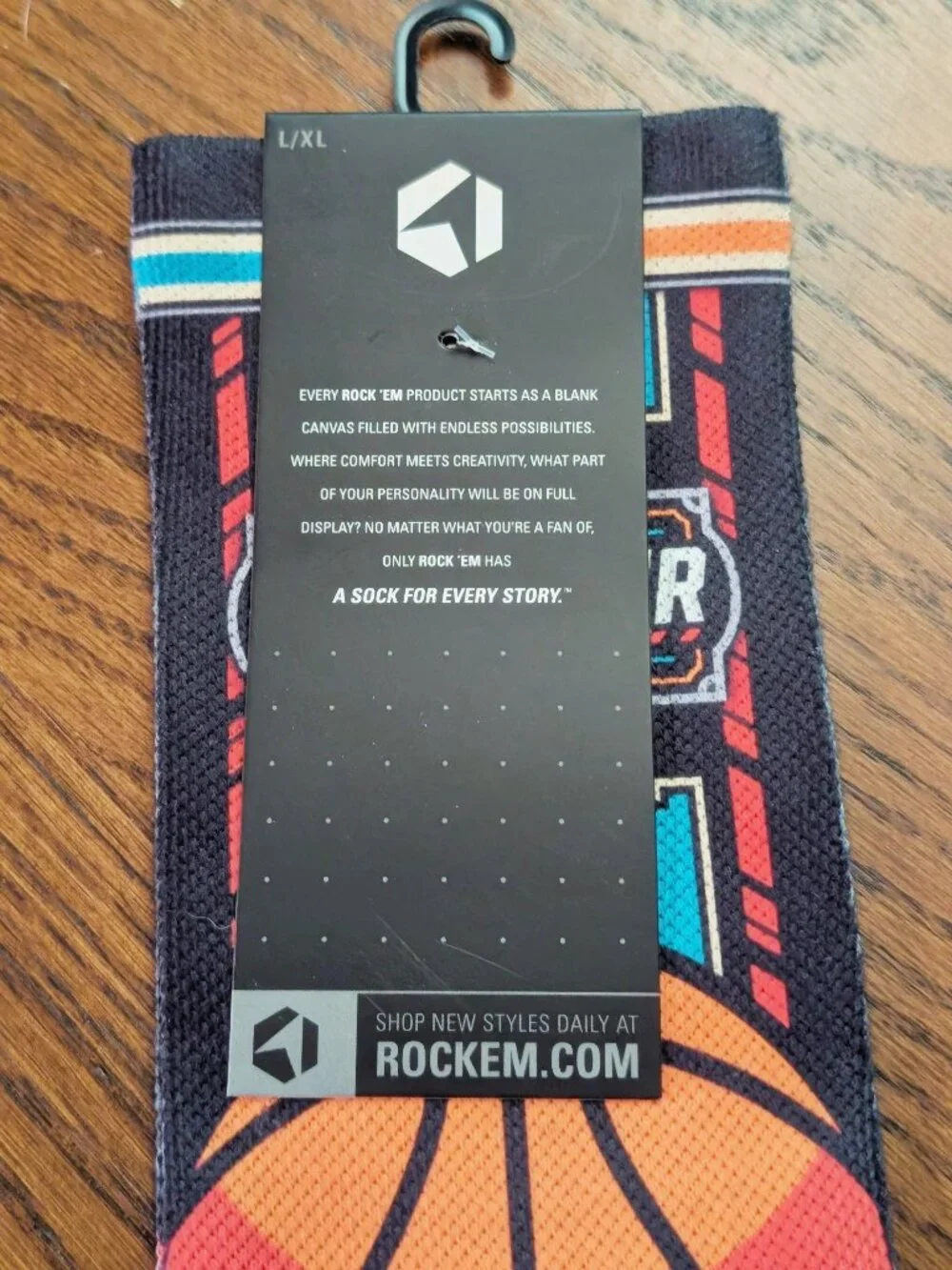 NCAA Mens Final Four San Antonio 2025 Souvenir Socks L/XL Rock'Em Socks New